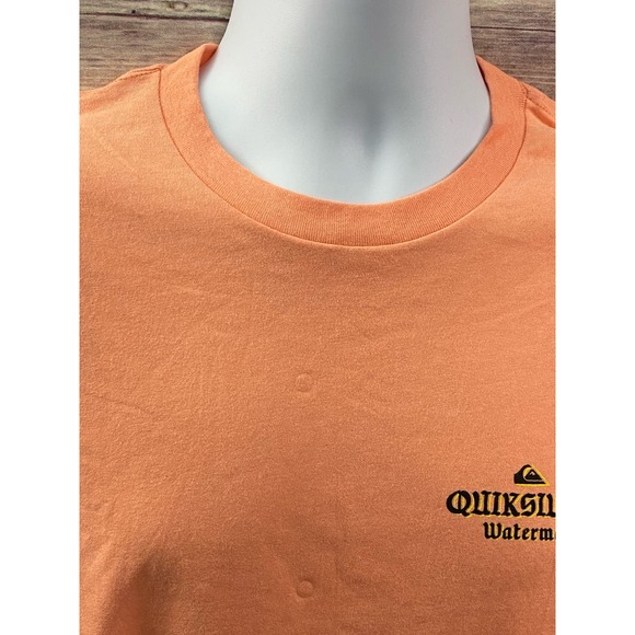 NWT Quiksilver Men's Small Orange T Shirt Waterman Collection Mahi Mahi - Picture 10 of 10